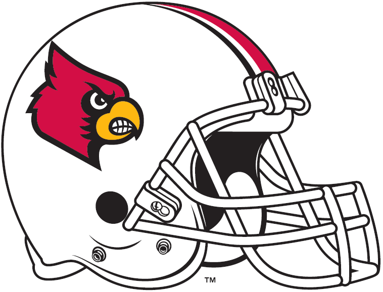 Louisville Cardinals 2013-Pres Helmet Logo diy DTF decal sticker